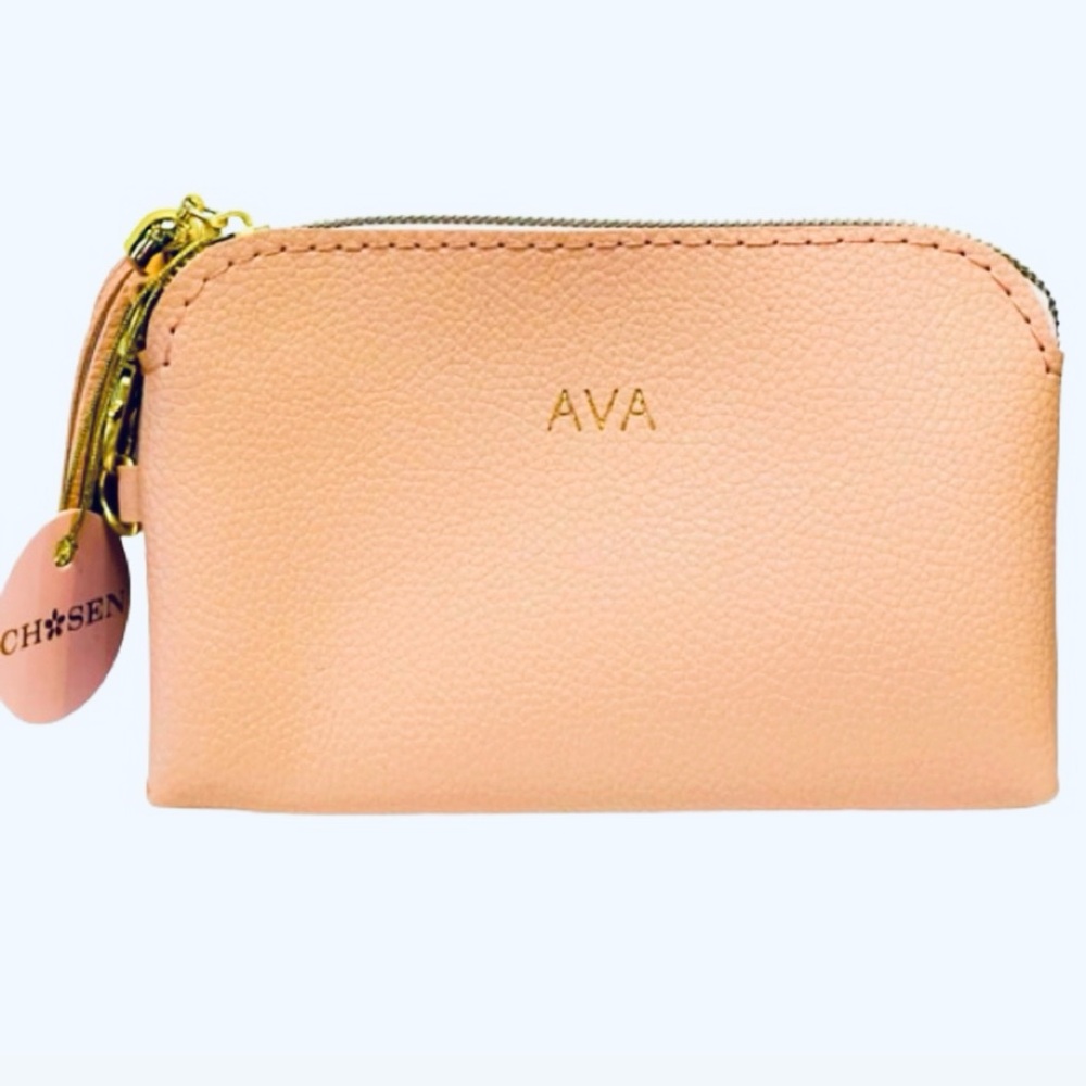NWT- “AVA” Wristlet with Tassel in Pink Blush
